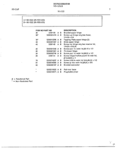 Electrical Equipment Page 6 Diagram and Parts List for 95-1522  Frigidaire Refrigerator