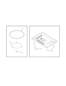 Part Location Diagram of 5304487943 Frigidaire TURNTABLE
