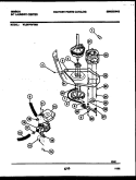 MOTOR AND IDLER ARM CLUTCH Diagram and Parts List for WL24F4WYMB  Gibson Washer
