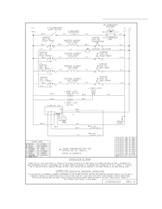 Wiring Diagram Diagram and Parts List for FFEF4005LWC  Frigidaire Range