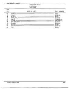 Dishwasher Page 3 Diagram and Parts List for 1266B  Frigidaire Dishwasher