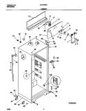 CABINET Diagram and Parts List for FRT16CRHD2  Frigidaire Refrigerator