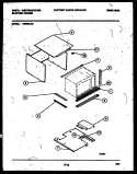 WRAPPER AND BODY PARTS Diagram and Parts List for KB969LM3  Frigidaire Microwave Oven Combo