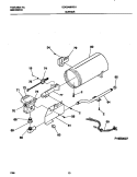 BURNER Diagram and Parts List for GDG546RFS1  Gibson Dryer