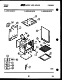 BODY PARTS Diagram and Parts List for 32-2637-08-03  Tappan Range