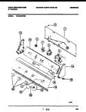 CONSOLE AND CONTROL PARTS Diagram and Parts List for WWX645PBS0  Frigidaire Washer