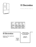 COVER Diagram and Parts List for EW23BC71IB3  Electrolux Refrigerator