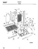 SYSTEM Diagram and Parts List for MRS20HRADC  Frigidaire Refrigerator