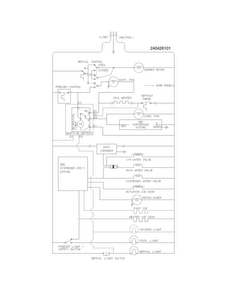 Wiring Diagram Diagram and Parts List for FFHS2311PF2  Frigidaire Refrigerator