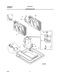 SYSTEM Diagram and Parts List for WAC053K7A1  Westinghouse Air Conditioner