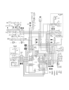 Wiring Schematic Diagram and Parts List for EI28BS65KS9  Electrolux Refrigerator