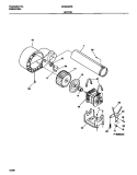 MOTOR Diagram and Parts List for GDE336RBS0  Gibson Dryer