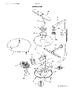 Motor & pump Diagram and Parts List for FFID2426TB3A  Frigidaire Dishwasher