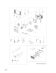 Part Location Diagram of 5304499939 Frigidaire COMPRESSOR