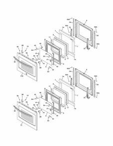 Part Location Diagram of 139099634 Frigidaire DOOR ASSEMBLY