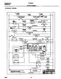 WIRING DIAGRAM Diagram and Parts List for FEF389WFSA  Frigidaire Range
