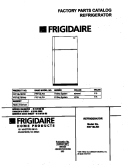 COVER Diagram and Parts List for FRT18LRHW0  Frigidaire Refrigerator