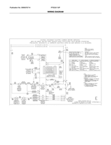 Wiring Diagram Diagram and Parts List for FFSG5115PA1  Frigidaire Dryer