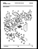 CABINET AND COMPONENT PARTS Diagram and Parts List for EL27M6WXFD  Gibson Washer Dryer Combo