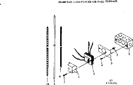 Control box Diagram and Parts List for 867736123  Frigidaire Furnace
