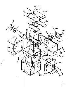 Cavity Parts-a Diagram and Parts List for 5648698511  Kenmore Microwave