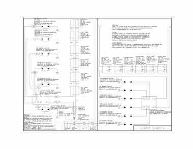 Wiring Diagram Diagram and Parts List for 79033043400  Kenmore Cooktop