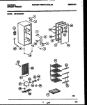 UPRIGHT FREEZER PARTS Diagram and Parts List for MFU07M3AW0  Frigidaire Freezer