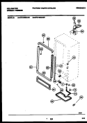 CABINET PARTS Diagram and Parts List for KFU14M2AW2  Kelvinator Freezer