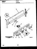 BACKGUARD Diagram and Parts List for FGF313BADA  Frigidaire Range
