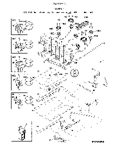 Burner Diagram and Parts List for 79074237713  Kenmore Range