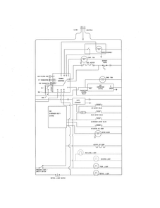 Wiring Schematic Diagram and Parts List for FFHS2311LBC  Frigidaire Refrigerator