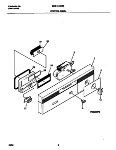 Frigidaire Mdb124bjb0 4 Diagram and Parts List for MDB124BJB0 V0 Frigidaire Refrigerator