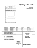 COVER Diagram and Parts List for NGSE3WZAQE  Frigidaire Range