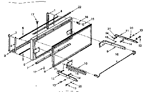 Door Diagram and Parts List for 5648771980  Kenmore Refrigerator