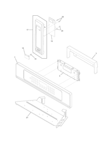 Part Location Diagram of 316560185 Frigidaire CONTROLLER