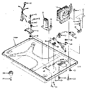 Magnetron And Air Flow Diagram and Parts List for 5648878310  Kenmore Microwave