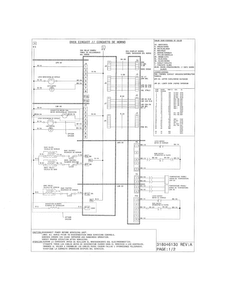 Wiring Diagram Diagram and Parts List for FGGF304DLW3  Frigidaire Range