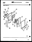 CONTROL PANEL Diagram and Parts List for 77-8957-00-05  Tappan Range