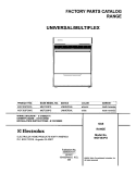 COVER Diagram and Parts List for MGF303PGWG  Uni Range