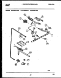 BURNER, MANIFOLD AND GAS CONTROL Diagram and Parts List for 30-2239-00-07  Tappan Range