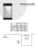 COVER Diagram and Parts List for FFBD1821MB0A  Frigidaire Dishwasher
