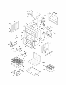 Upper Oven Diagram and Parts List for 79048773900  Kenmore Wall Oven