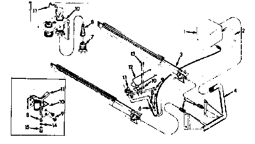 Burner & manifold assembly Diagram and Parts List for 867769222  Frigidaire Furnace