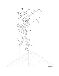 Burner Diagram and Parts List for CFRE1001PW0  Frigidaire Dryer