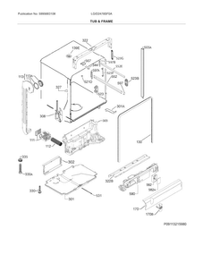 Part Location Diagram of 807085002 Frigidaire RAIL