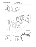 Part Location Diagram of 5304453719 Frigidaire Frame,control panel ,silver