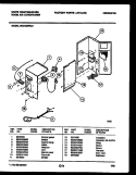 ELECTRICAL PARTS Diagram and Parts List for MAS183P2A1  Frigidaire Air Conditioner