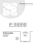 COVER Diagram and Parts List for APWD15E  Uni Laundry Accessories