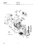 LOWER OVEN Diagram and Parts List for PLEB27T8ACB  Frigidaire Wall Oven