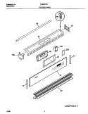 CONTROL PANEL Diagram and Parts List for FGB557CEBD  Frigidaire Wall Oven